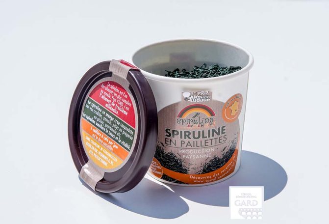 Spiruline en paillettes cure de 3 semaines