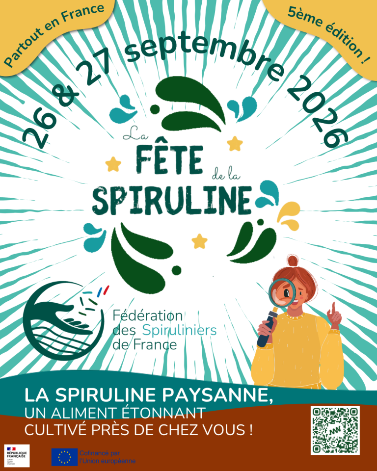 affiche fete de la spiruline 2025 affiche fete de la spiruline 2025