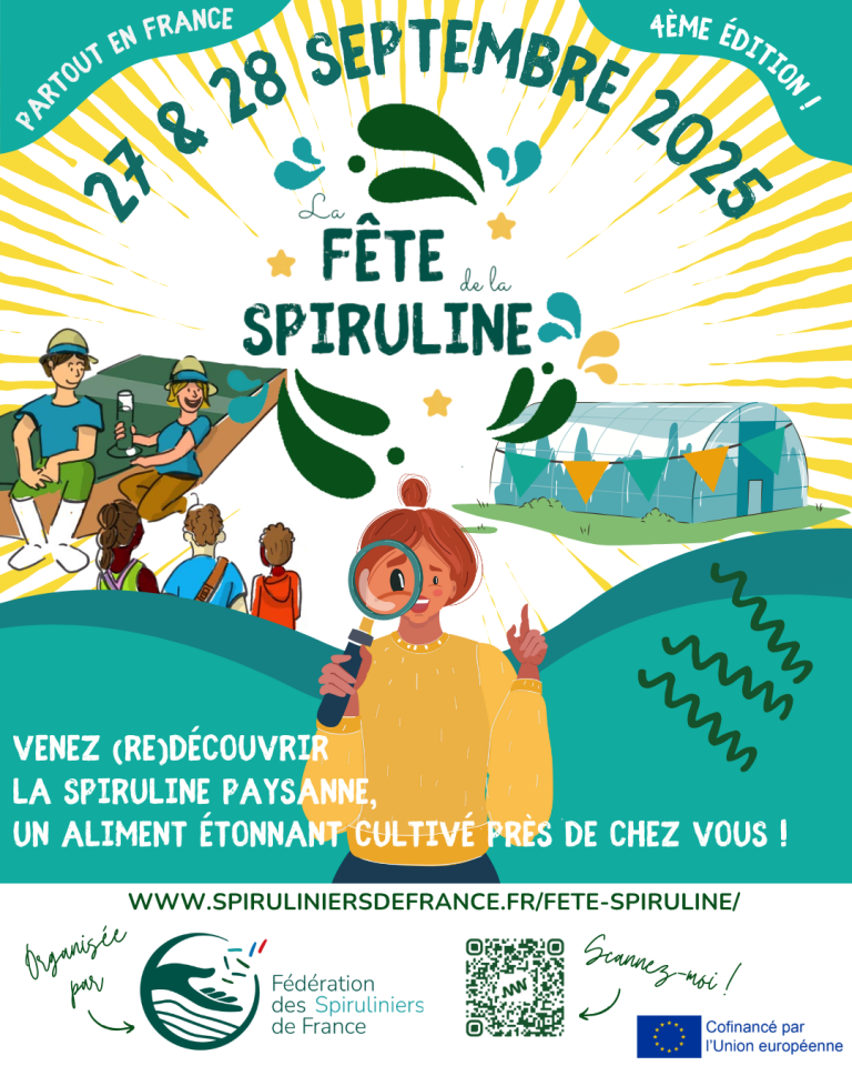 affiche fete de la spiruline 2025 affiche fete de la spiruline 2025
